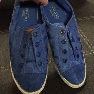 Coach slip on shoes